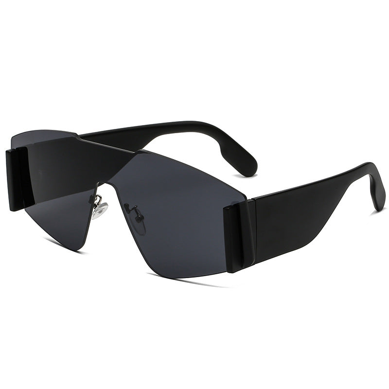 Wholesale PC One-piece Large Frame Wide Leg Sunglasses for Men and Women